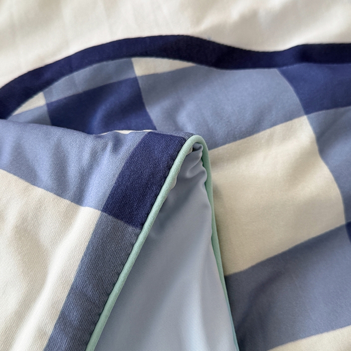 91家纺网 家纺一手货源 找家纺 HL原创 2026新款大版印花针织棉小冰皮双感被夏被夏凉被空调被 苹果狗