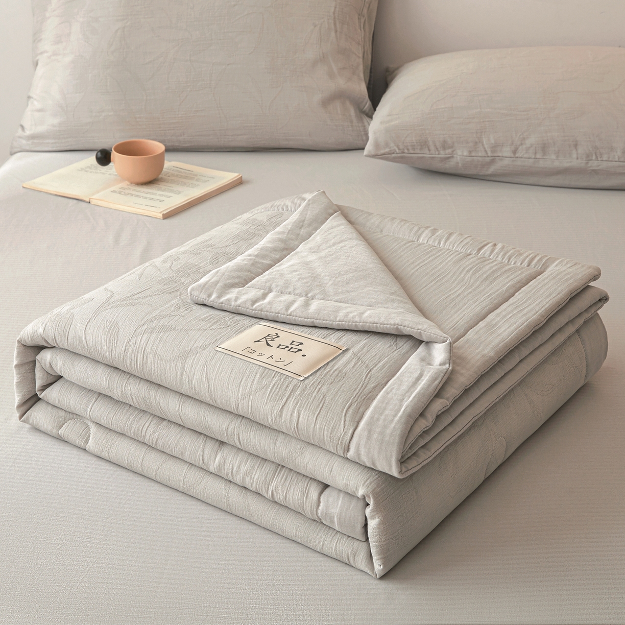 91家纺网 家纺一手货源 找家纺 （总）乐家毛巾被（工厂自产自销） 2026新款A类三层全棉大提花大豆纤维夏被夏凉被空调被