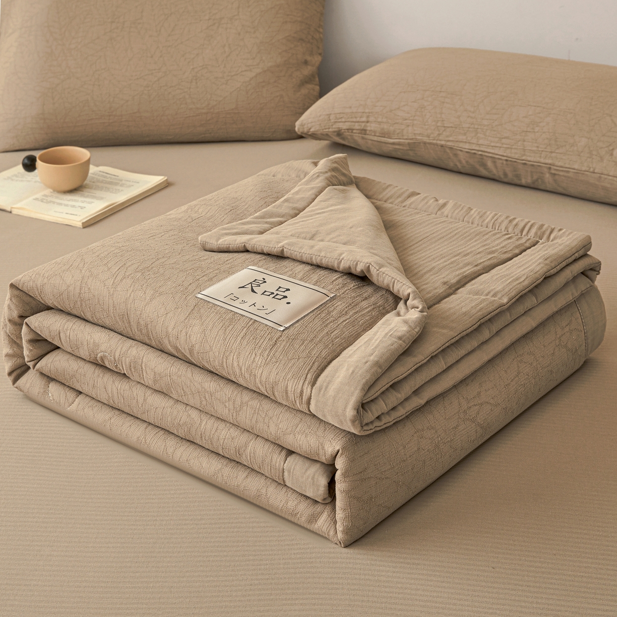 91家纺网 家纺一手货源 找家纺 （总）乐家毛巾被（工厂自产自销） 2026新款A类三层全棉大提花大豆纤维夏被夏凉被空调被