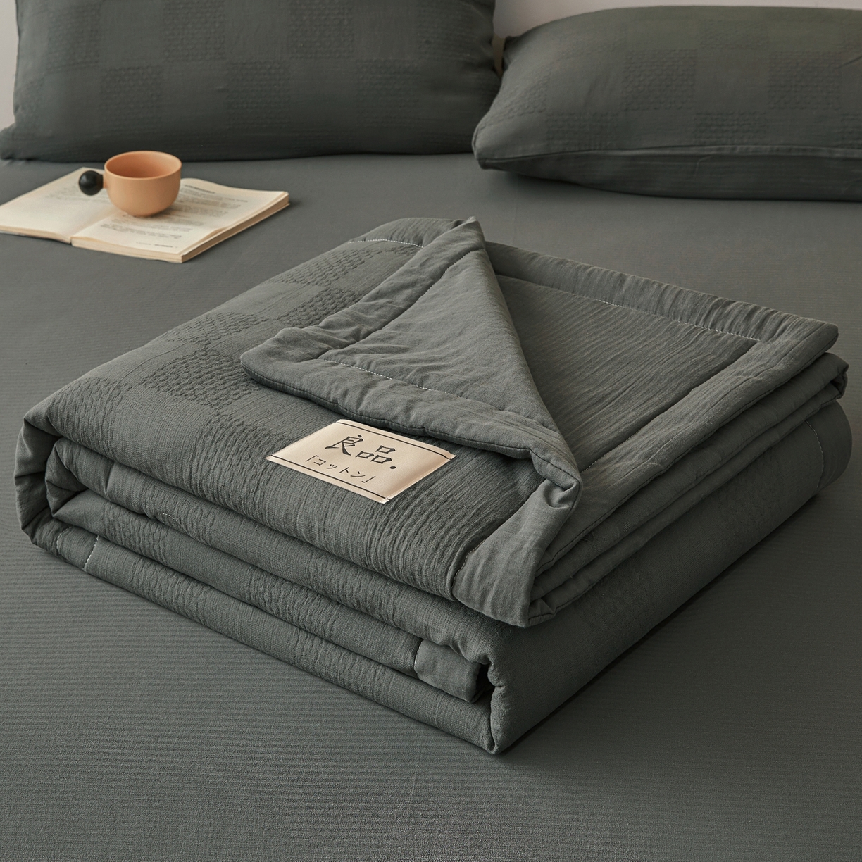 乐家毛巾被（工厂自产自销） 2026新款A类三层全棉大提花大豆纤维夏被夏凉被空调被 梵音