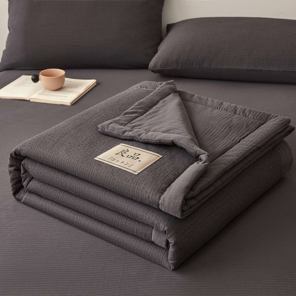 乐家毛巾被（工厂自产自销） 2026新款A类三层全棉大提花大豆纤维夏被夏凉被空调被 格调