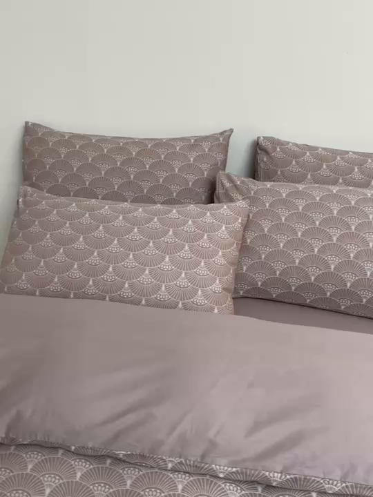 91家纺网 家纺一手货源 找家纺 乐家毛巾被（工厂自产自销） 2026新款40s全棉纯棉色织提花四件套 素槿清风