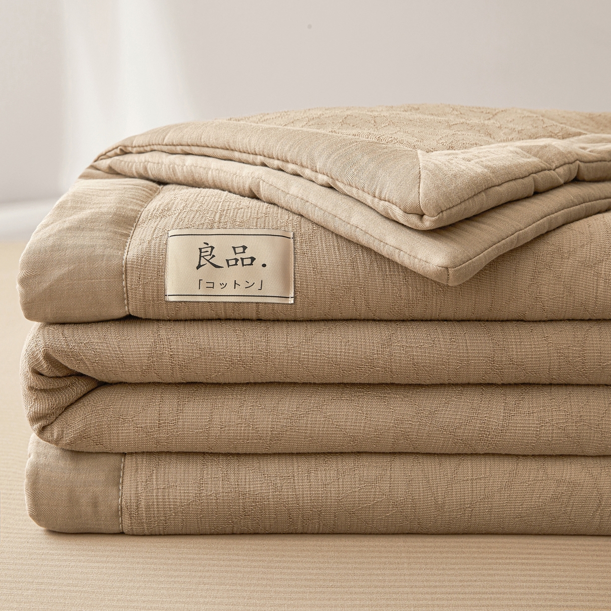 91家纺网 家纺一手货源 找家纺 乐家毛巾被（工厂自产自销） 2026新款A类三层全棉大提花大豆纤维夏被夏凉被空调被 梦境