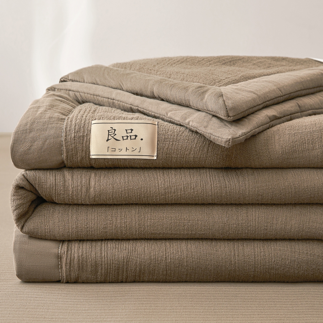 91家纺网 家纺一手货源 找家纺 乐家毛巾被（工厂自产自销） 2026新款A类三层全棉大提花大豆纤维夏被夏凉被空调被 素纹