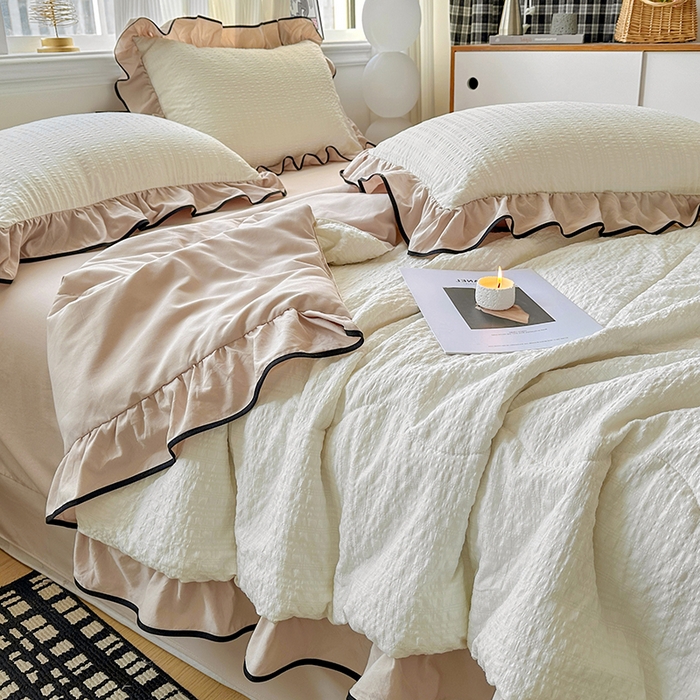 91家纺网 家纺一手货源 找家纺 （总）梦莱斯 2026新款夏被四件套