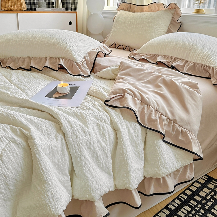 91家纺网 家纺一手货源 找家纺 （总）梦莱斯 2026新款夏被四件套