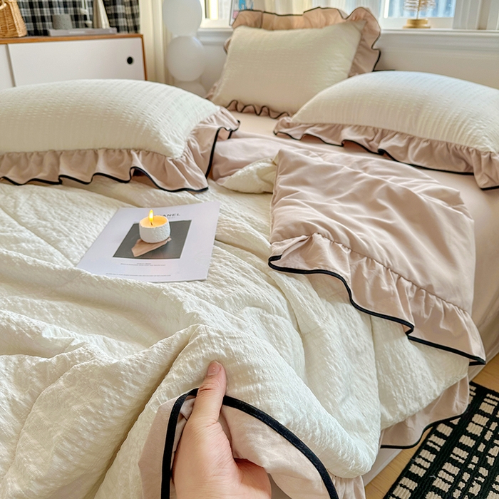 91家纺网 家纺一手货源 找家纺 （总）梦莱斯 2026新款夏被四件套