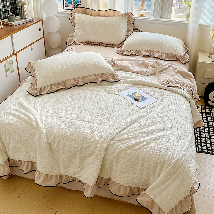 91家纺网 家纺一手货源 找家纺 （总）梦莱斯 2026新款夏被四件套