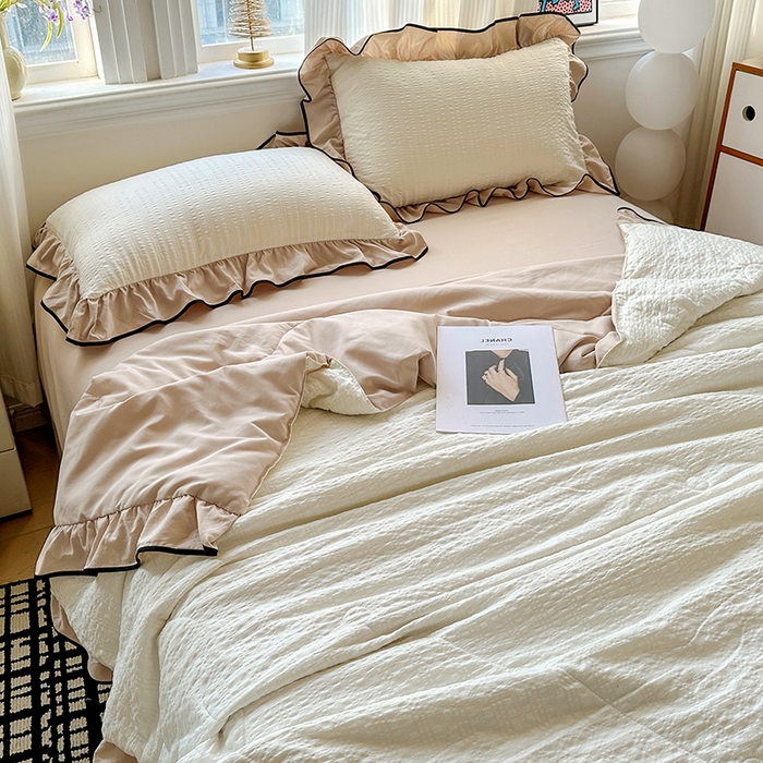 91家纺网 家纺一手货源 找家纺 （总）梦莱斯 2026新款夏被四件套