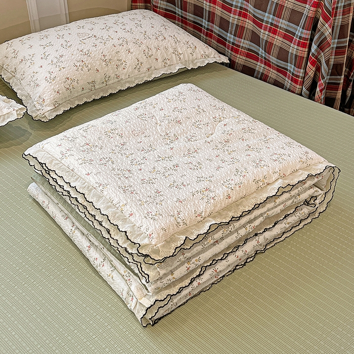 91家纺网 家纺一手货源 找家纺 梦莱斯 2026新款印花夏被四件套 春日