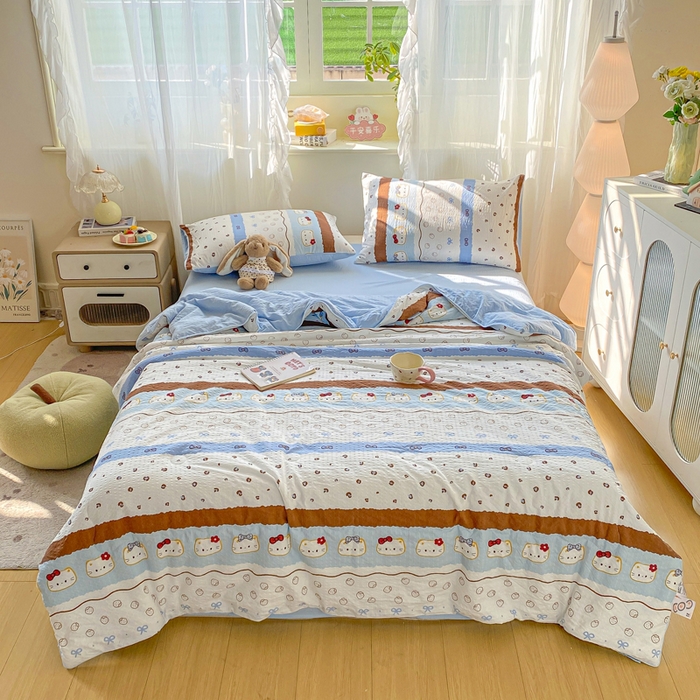 91家纺网 家纺一手货源 找家纺 （总）爱屋及屋 2026新款泡芙棉夏被夏凉被空调被四件套被子被芯春秋四季被