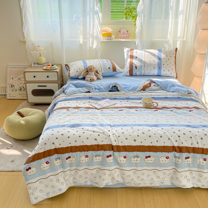 91家纺网 家纺一手货源 找家纺 （总）爱屋及屋 2026新款泡芙棉夏被夏凉被空调被四件套被子被芯春秋四季被