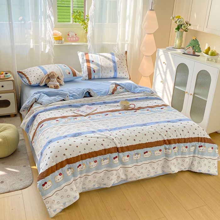 91家纺网 家纺一手货源 找家纺 （总）爱屋及屋 2026新款泡芙棉夏被夏凉被空调被四件套被子被芯春秋四季被