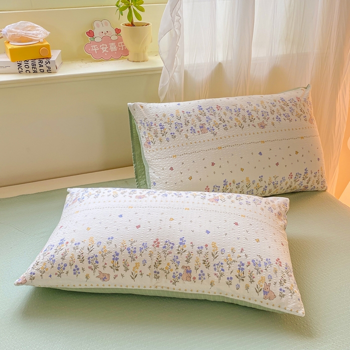 91家纺网 家纺一手货源 找家纺 爱屋及屋 2026新款泡芙棉夏被夏凉被空调被四件套 春至