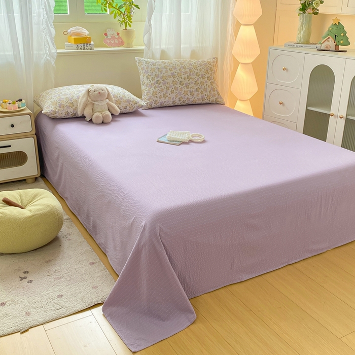 91家纺网 家纺一手货源 找家纺 爱屋及屋 2026新款泡芙棉夏被夏凉被空调被四件套 花样年华