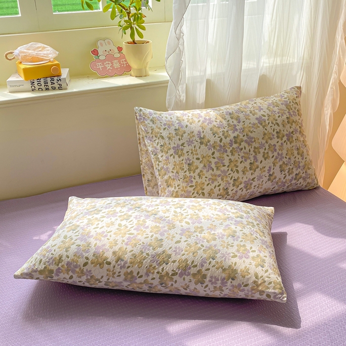 91家纺网 家纺一手货源 找家纺 爱屋及屋 2026新款泡芙棉夏被夏凉被空调被四件套 花样年华