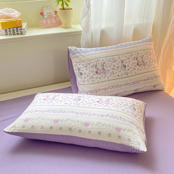 91家纺网 家纺一手货源 找家纺 爱屋及屋 2026新款泡芙棉夏被夏凉被空调被四件套 浪漫庄园