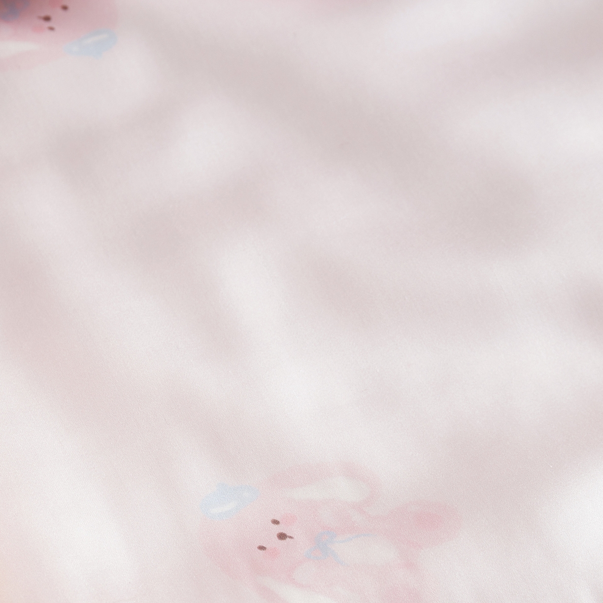 91家纺网 家纺一手货源 找家纺 荷马之梦 2026新款A类60s兰精天丝原创手绘卡通大豆纤维儿童夏被 米米兔