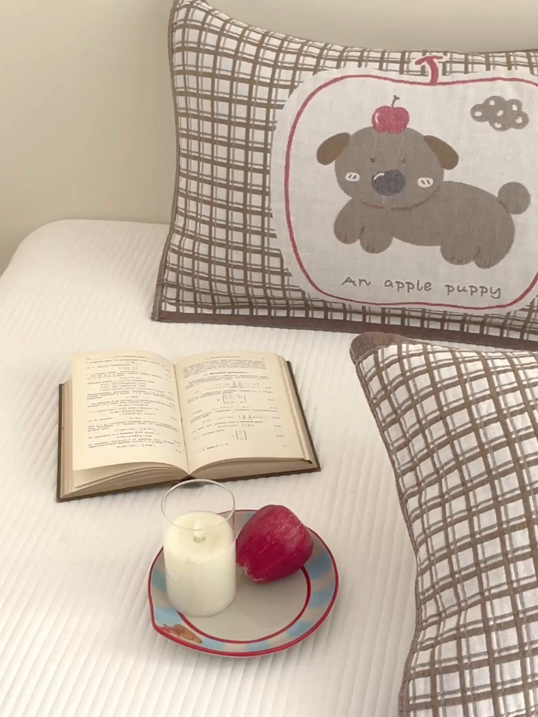 91家纺网 家纺一手货源 找家纺 乐家毛巾被（工厂自产自销） 2026新款四层色织全棉提花纱布软萌枕巾 樱桃小狗