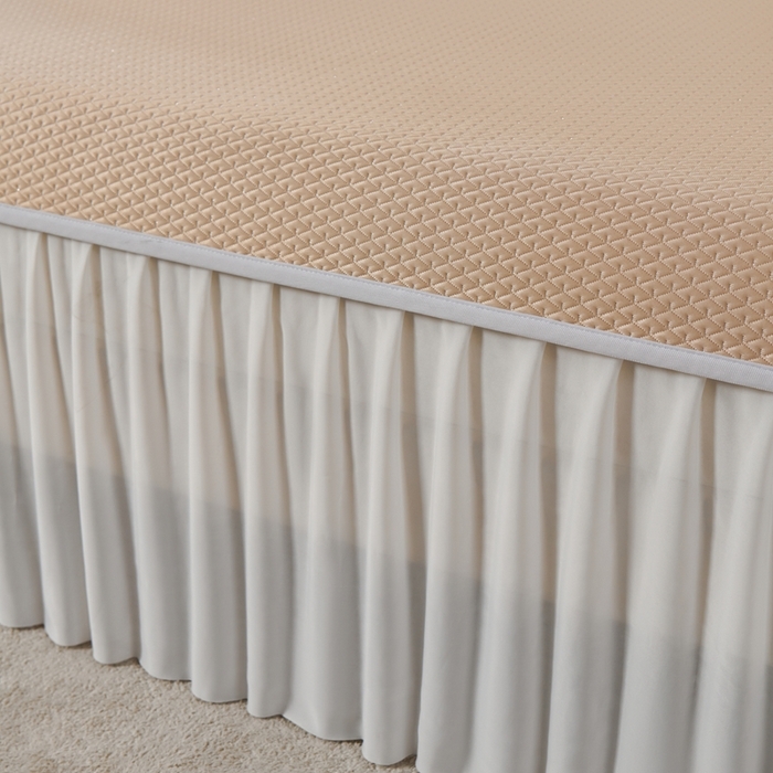 91家纺网 家纺一手货源 找家纺 （总）羽梦家纺 2026新款凉席床裙款银丝凉席席子