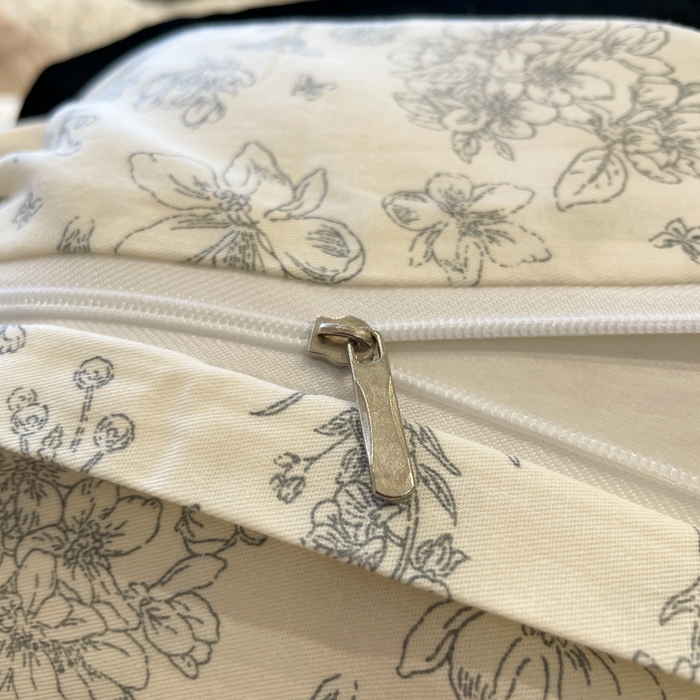 91家纺网 家纺一手货源 找家纺 （总）小丸子家纺（不发货） 2025秋冬新款复古小清新花边款40支全棉纯棉轻法式13372小清新喷气印花四件套被套床单床笠三件套