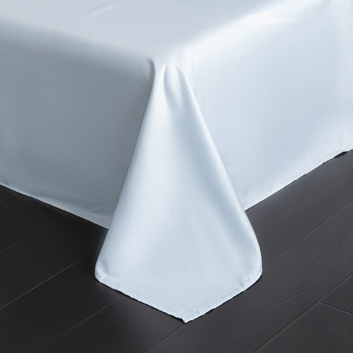 91家纺网 家纺一手货源 找家纺 爱彼家纺 2026新款高端轻奢亲肤冰丝提花四件套新升级款-提花冰丝系列一 星空（淡蓝）