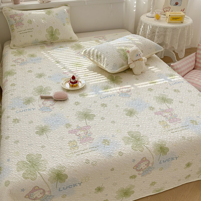 91家纺网 家纺一手货源 找家纺 （总）绵庭家纺 2026新款全棉印花夹棉床盖三件套