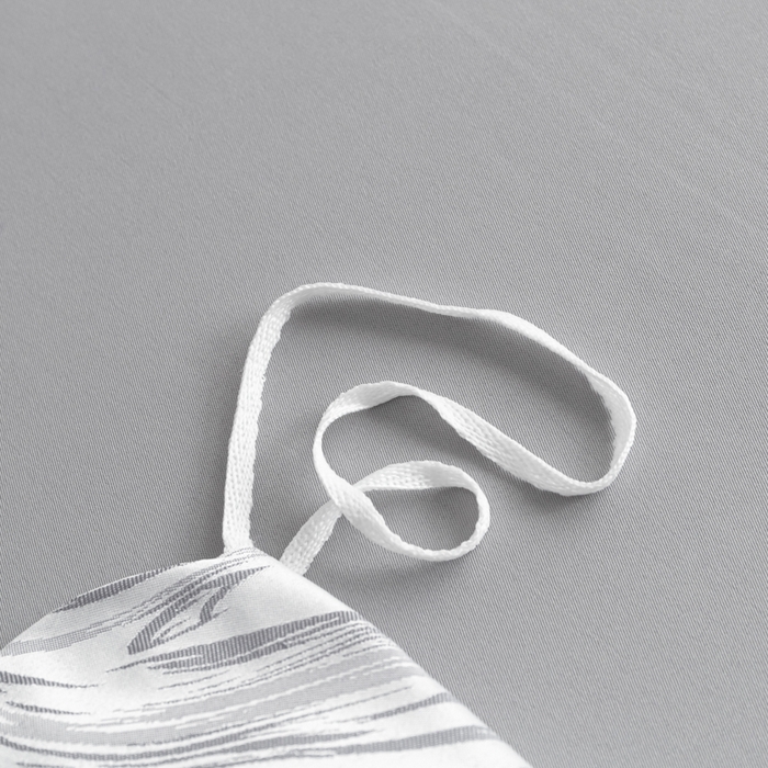 91家纺网 家纺一手货源 找家纺 爱彼家纺 2026新款高端轻奢亲肤冰丝提花四件套新升级款-提花冰丝系列一 星空（浅灰）