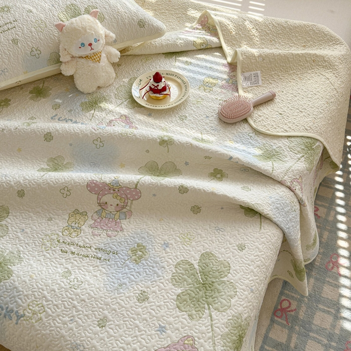 91家纺网 家纺一手货源 找家纺 （总）绵庭家纺 2026新款全棉印花夹棉床盖三件套