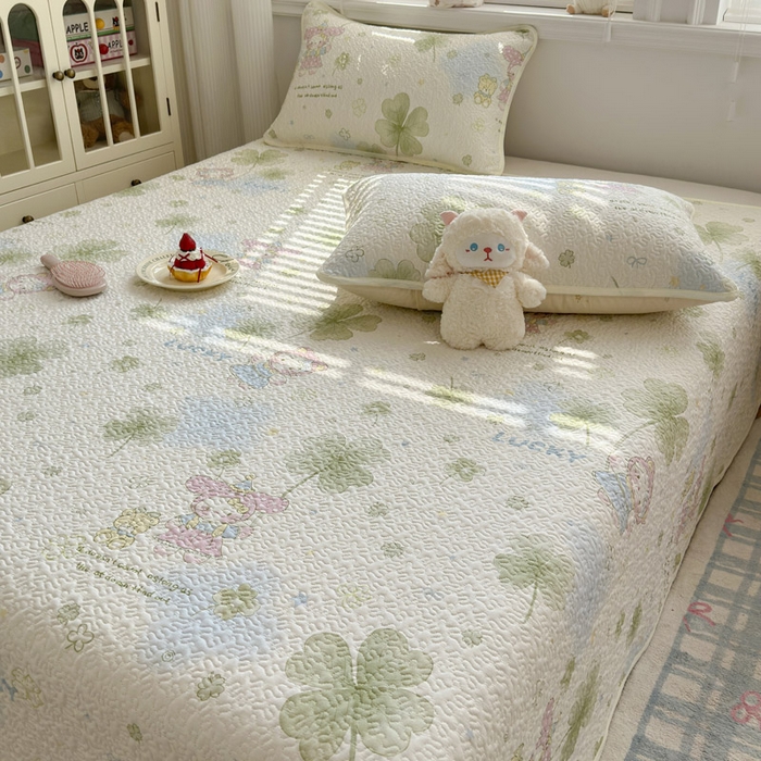 91家纺网 家纺一手货源 找家纺 （总）绵庭家纺 2026新款全棉印花夹棉床盖三件套