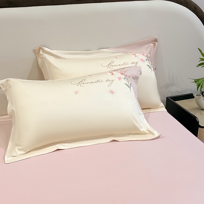 91家纺网 家纺一手货源 找家纺 （总）欣宜家纺 2026年新款纯棉全棉长绒棉刺绣绣花四件套