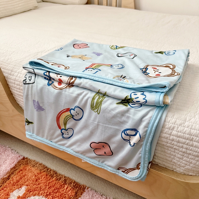 91家纺网 家纺一手货源 找家纺 嗨生活 2026新款婴儿裸睡级凉感幼儿园夏被儿童夏被夏凉被空调被直播微商电商好货推荐产品 彩笔画