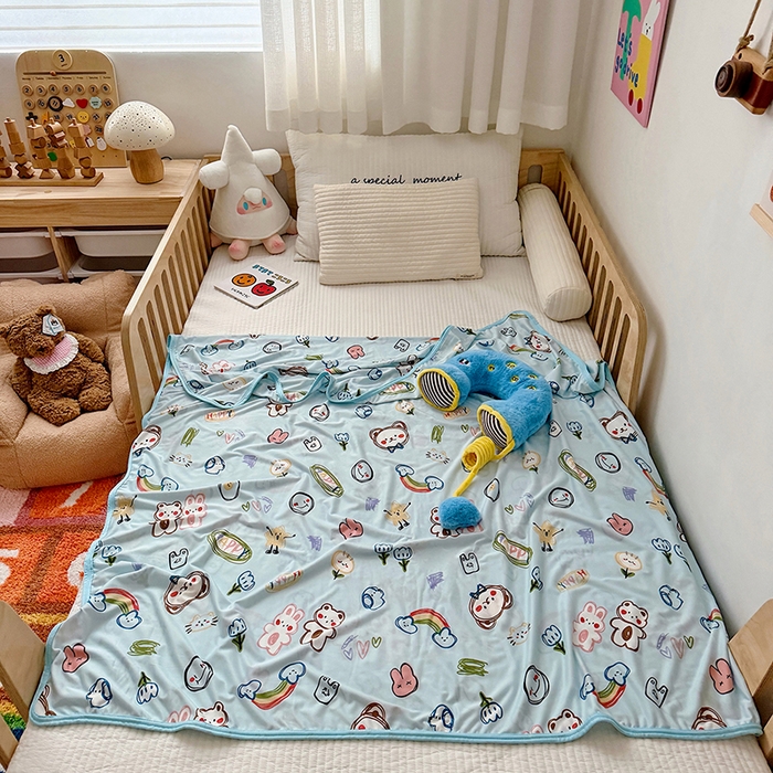 91家纺网 家纺一手货源 找家纺 嗨生活 2026新款婴儿裸睡级凉感幼儿园夏被儿童夏被夏凉被空调被直播微商电商好货推荐产品 彩笔画