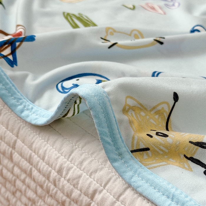 91家纺网 家纺一手货源 找家纺 嗨生活 2026新款婴儿裸睡级凉感幼儿园夏被儿童夏被夏凉被空调被直播微商电商好货推荐产品 彩笔画