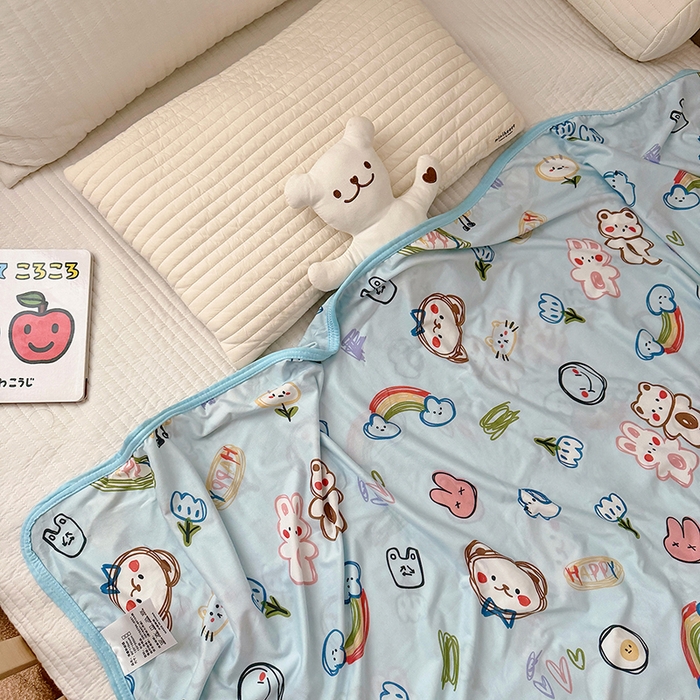 91家纺网 家纺一手货源 找家纺 嗨生活 2026新款婴儿裸睡级凉感幼儿园夏被儿童夏被夏凉被空调被直播微商电商好货推荐产品 彩笔画