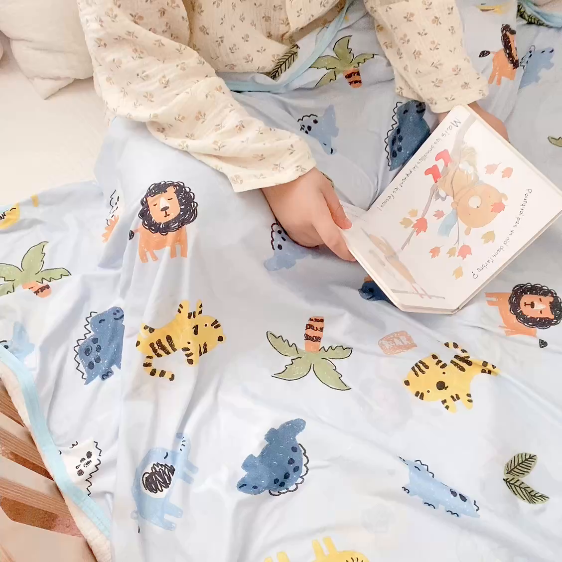 91家纺网 家纺一手货源 找家纺 嗨生活 2026新款婴儿裸睡级凉感幼儿园夏被儿童夏被夏凉被空调被直播微商电商好货推荐产品 彩笔画