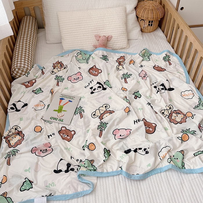 91家纺网 家纺一手货源 找家纺 嗨生活 2026新款婴儿裸睡级凉感幼儿园夏被儿童夏被夏凉被空调被直播微商电商好货推荐产品 动物集