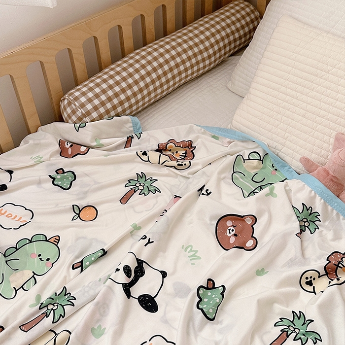 91家纺网 家纺一手货源 找家纺 嗨生活 2026新款婴儿裸睡级凉感幼儿园夏被儿童夏被夏凉被空调被直播微商电商好货推荐产品 动物集