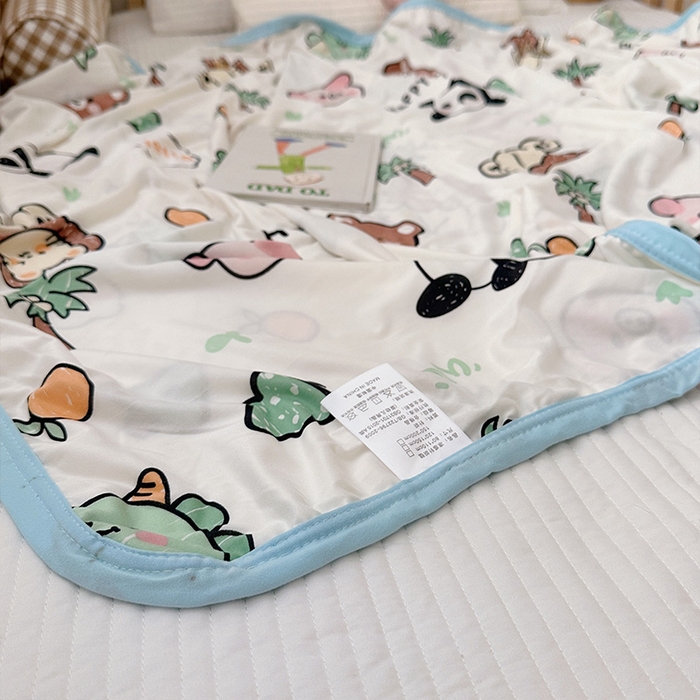 91家纺网 家纺一手货源 找家纺 嗨生活 2026新款婴儿裸睡级凉感幼儿园夏被儿童夏被夏凉被空调被直播微商电商好货推荐产品 动物集