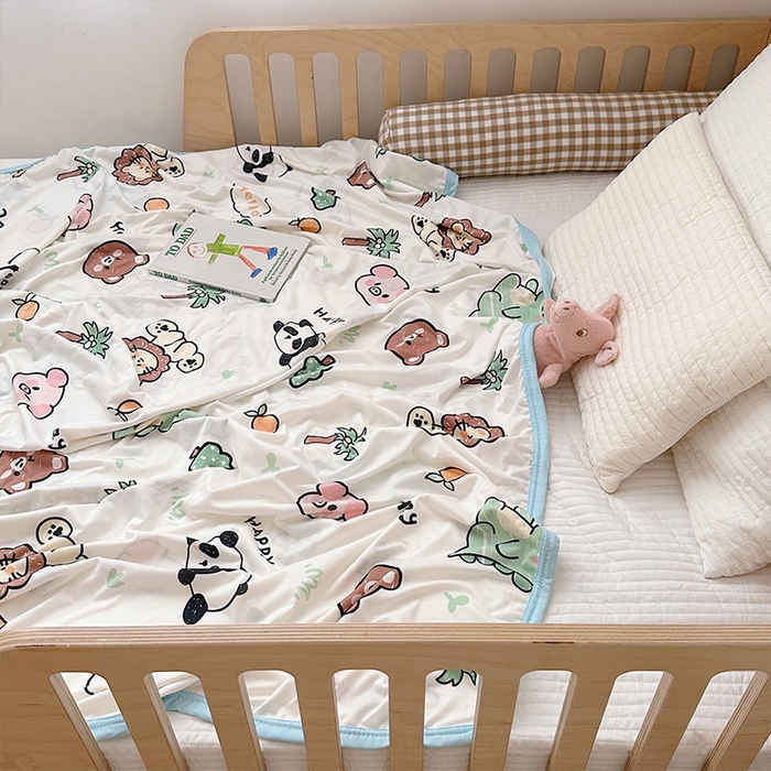 91家纺网 家纺一手货源 找家纺 嗨生活 2026新款婴儿裸睡级凉感幼儿园夏被儿童夏被夏凉被空调被直播微商电商好货推荐产品 动物集