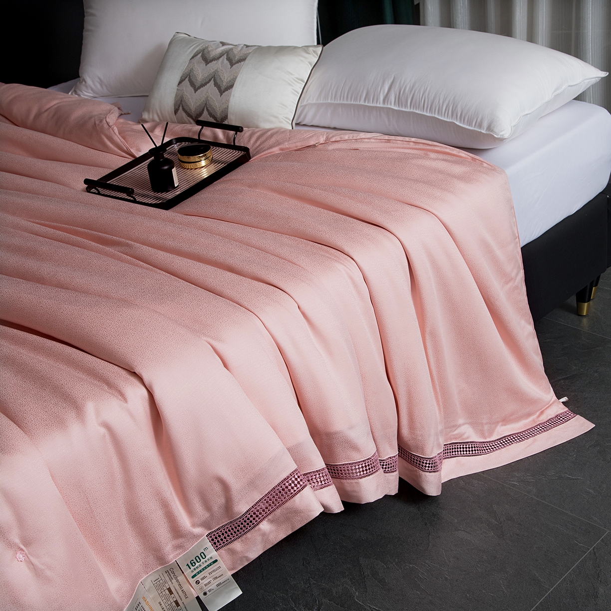 91家纺网 家纺一手货源 找家纺 鑫田 2026高档蚕丝被100%桑蚕丝柞蚕丝莱赛尔天丝大提花蚕丝被夏凉被空调被夏被春秋被子被芯礼品被 梦幻-粉玉