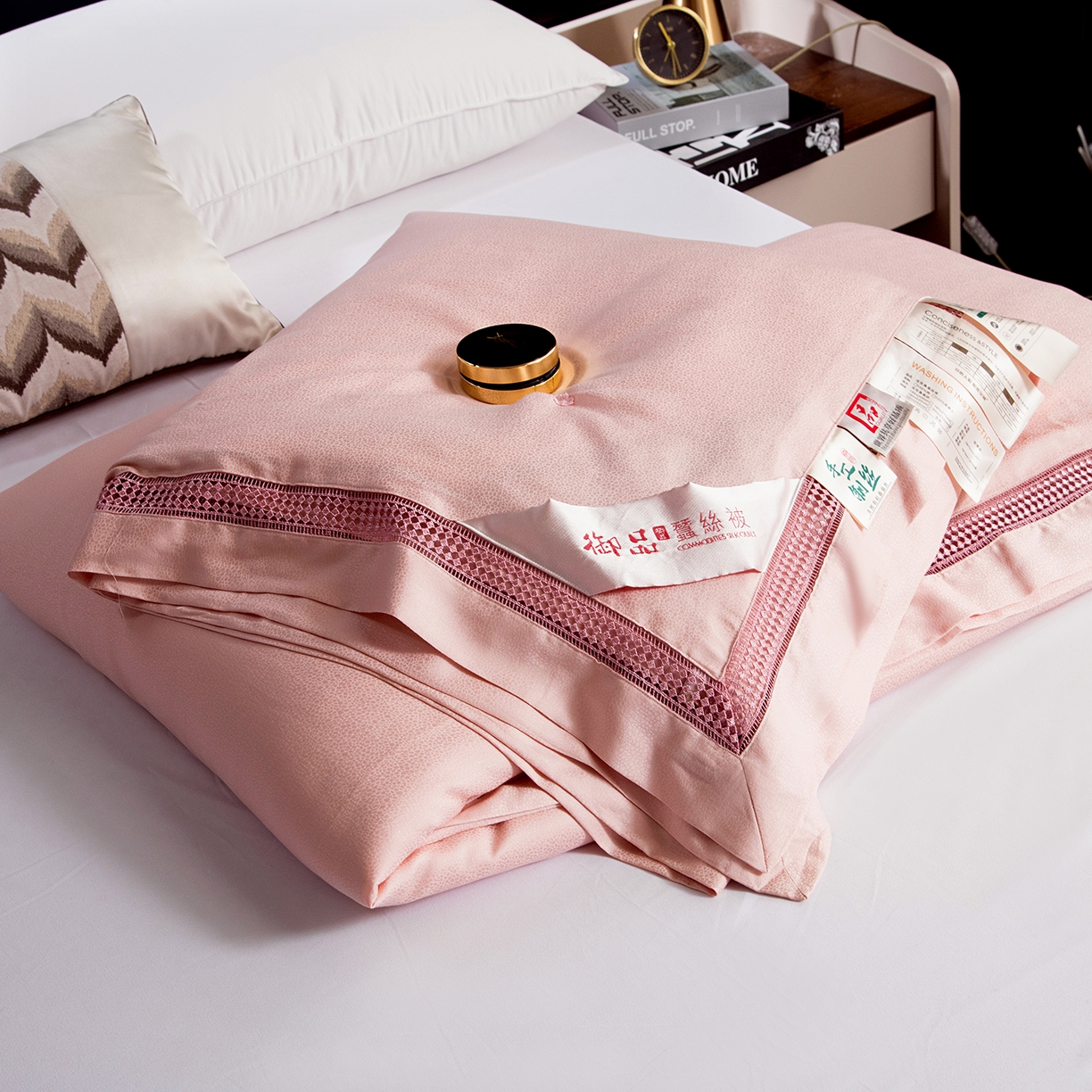 鑫田 2026高档蚕丝被100%桑蚕丝柞蚕丝莱赛尔天丝大提花蚕丝被夏凉被空调被夏被春秋被子被芯礼品被 梦幻-粉玉