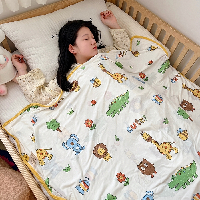 91家纺网 家纺一手货源 找家纺 嗨生活 2026新款婴儿裸睡级凉感幼儿园夏被儿童夏被夏凉被空调被直播微商电商好货推荐产品 动物森林