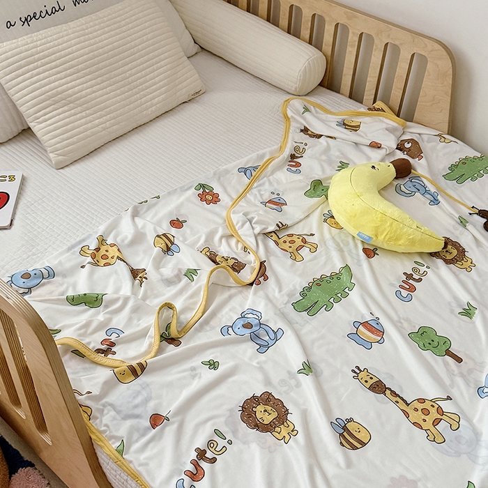 91家纺网 家纺一手货源 找家纺 嗨生活 2026新款婴儿裸睡级凉感幼儿园夏被儿童夏被夏凉被空调被直播微商电商好货推荐产品 动物森林