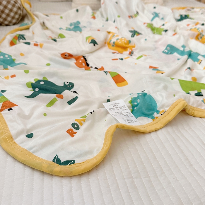 91家纺网 家纺一手货源 找家纺 嗨生活 2026新款婴儿裸睡级凉感幼儿园夏被儿童夏被夏凉被空调被直播微商电商好货推荐产品 滑板恐龙