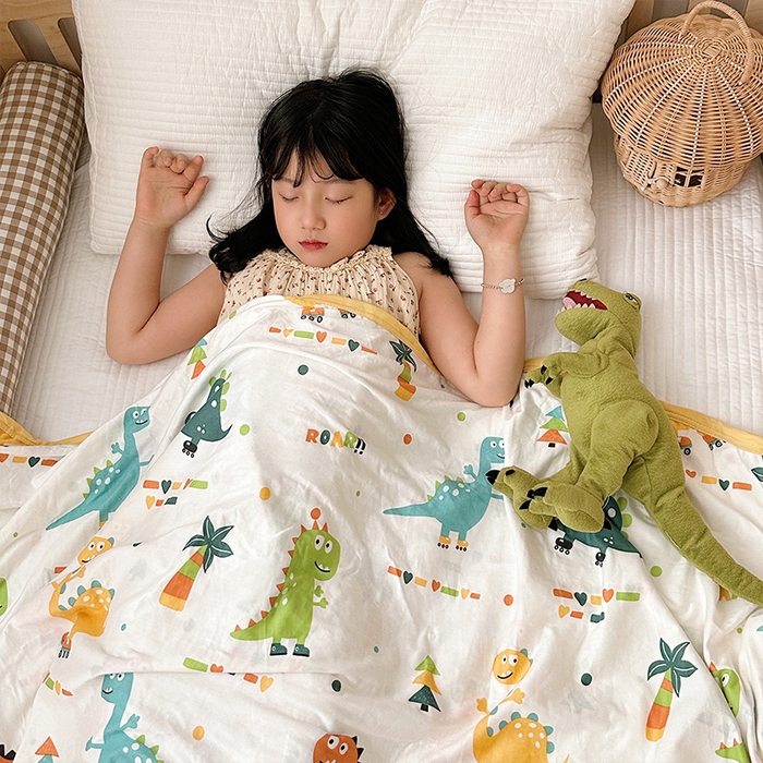 91家纺网 家纺一手货源 找家纺 嗨生活 2026新款婴儿裸睡级凉感幼儿园夏被儿童夏被夏凉被空调被直播微商电商好货推荐产品 滑板恐龙