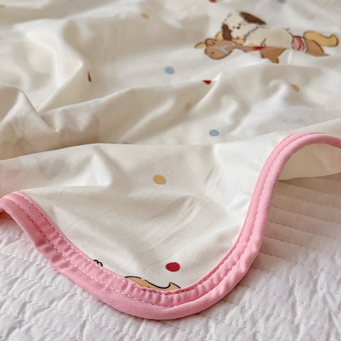 91家纺网 家纺一手货源 找家纺 嗨生活 2026新款婴儿裸睡级凉感幼儿园夏被儿童夏被夏凉被空调被直播微商电商好货推荐产品 欢乐小马