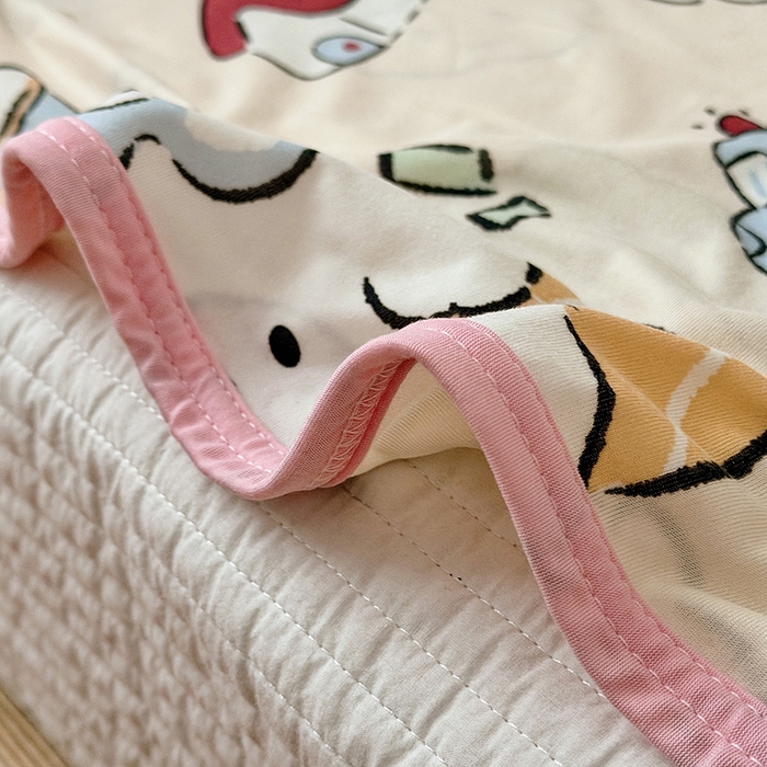 91家纺网 家纺一手货源 找家纺 嗨生活 2026新款婴儿裸睡级凉感幼儿园夏被儿童夏被夏凉被空调被直播微商电商好货推荐产品 美好一天