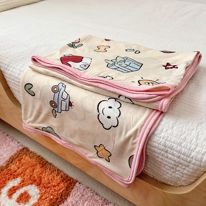 91家纺网 家纺一手货源 找家纺 嗨生活 2026新款婴儿裸睡级凉感幼儿园夏被儿童夏被夏凉被空调被直播微商电商好货推荐产品 美好一天