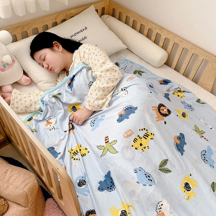 嗨生活 2026新款婴儿裸睡级凉感幼儿园夏被儿童夏被夏凉被空调被直播微商电商好货推荐产品 森林日记